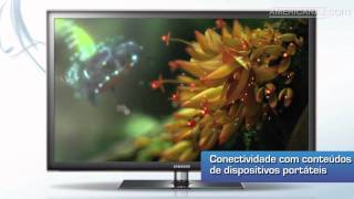 Samsung Smart TV LED D5500  Americanascom [upl. by Zacharie]