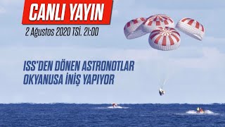 ISSden dönen astronotlar okyanusa iniş yapıyor [upl. by Nelaf]