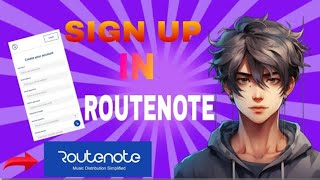 How to sign up in routenote  Routenote py sign up kaisa kara  Routenote sign up problem [upl. by Roslyn]