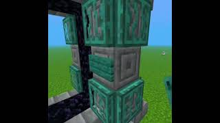 Minecraft Best Nether Portal Design Tutorial Shorts [upl. by Nitsyrc]