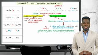 Comparer des nombres décimaux [upl. by Seidnac]