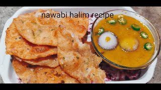 নবাবী হালিমের সাথে মশলা পুরী halim recipehaleem recipe [upl. by Ragas205]