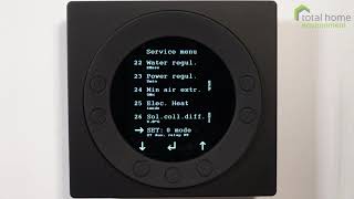 Genvex Combi 185 Controller  7 Service Menu [upl. by Betta]