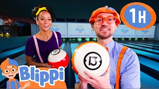 🎳 Blippi and Meekahs Bowling Ball Blast  Educational Kids Videos  Fun Compilations [upl. by Ansell126]