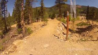 Breckenridge Bike Guide Wellington Bike Park and luge laps [upl. by Balmuth]