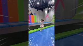 yukachan main trampolin sepuasnya minivlog yukachan trampoline family gym yogyakarta comedy [upl. by Idas578]