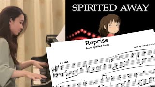 quotReprisequot from Spirited Away Joe Hisaishi  piano cover [upl. by Eniarrol280]