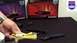 Netgear Nighthawk X4S Router Unboxing and Walthrough [upl. by Naesar]