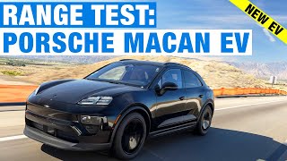 Porsche Macan EV Highway Range Test  Behind the Wheels of Porsche’s First Electric SUV [upl. by Tay]