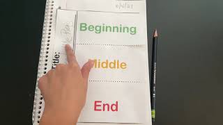 Story Summary Interactive Notebook Activity  Retell Beginning Middle End [upl. by Sparhawk]