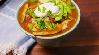 Tortilla Soup Recipes  Best Mexican Chicken Tortilla Soup Recipe [upl. by Fillian]