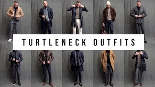 10 Different Turtleneck Outfits  Ways To Wear A Turtleneck [upl. by Kcerb]