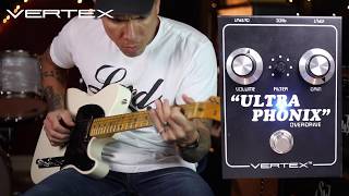 Do you want the D style overdrive I mean  Vertex Ultraphonix pedal  demo by RJ Ronquillo [upl. by Besse]