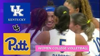 1 Pitt vs 2 Kentucky NCAA Volleyball Reginal Championship Match 2024 Replay [upl. by Nattie]