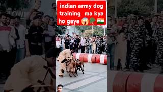 indian army dog training 😱🇮🇳 Indian Army Physicalkya ho gayashorts army viral trending [upl. by Alta223]