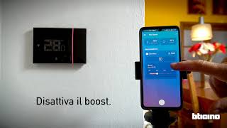 Smarther 2 with Netatmo  nuovo termostato connesso Bticino commissioning con Android [upl. by Hahsi]