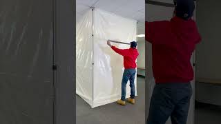 ZIPWALL® Dust Barrier Poles for Dust Barrier in Minutes [upl. by Juana452]