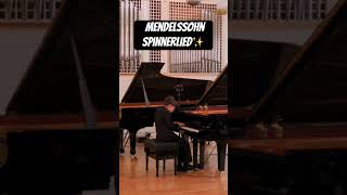 Mendelssohn Spinnerlied in piano competition🎹 [upl. by Darbie]