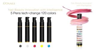 iN5 Color Gel Mixing Pen 120 Colors Gel Nail Polish Kit [upl. by Rad]