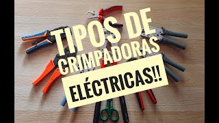 TIPOS DE CRIMPADORAS ELECTRICAS TUTORIAL [upl. by Sheryle99]