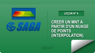 9 Créer un MNT à partir dun nuage de point Interpolation [upl. by Narut]