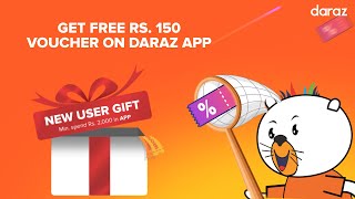 Daraz New User Voucher [upl. by Dlonyar]