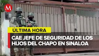 Capturan a ‘El Nini’ líder de las fuerzas especiales de Los Chapitos en Sinaloa [upl. by Helali452]