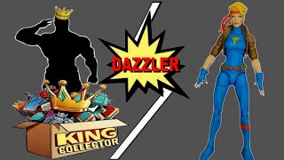 Dazzler Marvel Legends Hasbro Retro Collection XMen Comics Figure Quick Look Review [upl. by Neyuq]