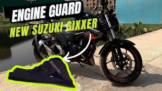 Engine Guard for New Suzuki Gixxer  Price and Details  Custom Engine Guard  Gixxer 2022 [upl. by Hedwig]