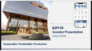 Poonawalla Fincorp Ltd Earnings Conference call for Q2 FY 20242025 [upl. by Auqinom]