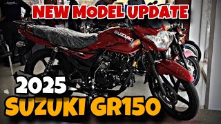 Suzuki Gr 150 Review  Gr150 2025 Model Updates [upl. by Notniv912]