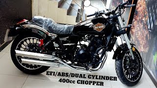 LIFAN CHOPPER 400cc DUAL CYLINDER EFI amp ABS VERY CHEAP PRICE IN PAKISTAN FULL REVIEW BY PK BIKES [upl. by Dixil]