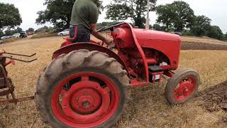 1951 David Brown Cropmaster VAK 1C 25 Litre 4Cyl TVO Tractor 25HP with David Brown Plough WYFC [upl. by Drofxer]