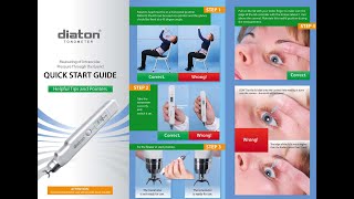 Scleral Tonometer DIATON Instructional Video Tonometry Through Eyelid and Sclera [upl. by Iroak]