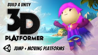 3D Platformer in Unity  Jumping Onto Moving Platforms Part 2 [upl. by Emor]