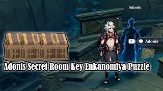 Adonis Secret Room Key Enkanomiya Puzzle  GENSHIN IMPACT INDONESIA [upl. by Eitsyrc630]