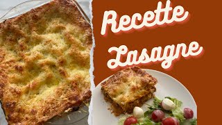 Recette lasagne  Lasagne facile lasagne recettefacile yum [upl. by Ahtnahc]