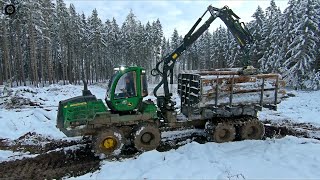 Holbra DRON Snow and mud Fun for Deere [upl. by Rohn]