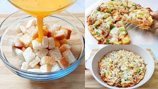 No Bake No Oven Pan Pizza  Frying Pan Pizza Recipe  Quick and Easy Delicious Bread Pizza Recipe [upl. by Mcquillin]