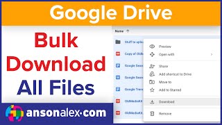 Download Entire Google Drive Folder to Computer [upl. by Jourdain788]