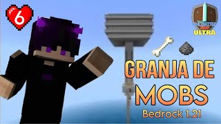 Granja de Mobs Minecraft 121 Bedrock y Java DIA 6 EN UNLIMITED SMP ULTRA [upl. by Miki]