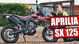 Aprilia SX 125CCM SUPERMOTO 2019  MOTORRAD TEST [upl. by Hillie]