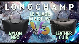 LONGCHAMP LE PLIAGE NEO VS XTRA MEDIUM  VERY CLOSE UP  TEXTURE  STRUCTURE  MOD SHOTS [upl. by Adoc912]