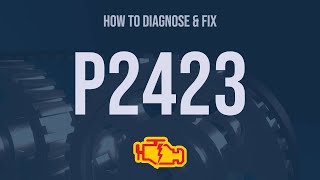 How to Diagnose and Fix P2423 Engine Code  OBD II Trouble Code Explain [upl. by Lillis]