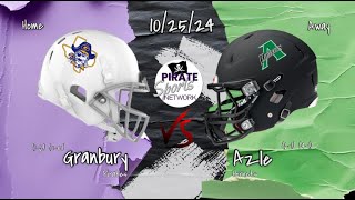 Azle Hornets vs Granbury Pirates 102524 [upl. by Attekahs662]