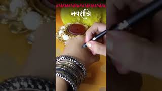 Navaratri bindi ideas using Coloressence Kajal [upl. by Areivax]