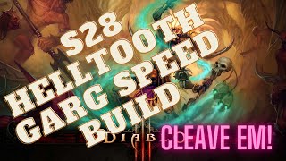 Diablo 3 season 28 Witch Doctor Helltooth Gargantuan Speed Build Guide [upl. by Hsakiv]