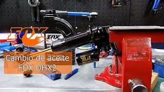 Cambio de aceite FOX DHX2 de resorte Oil Change FOX DHX2 coil [upl. by Lemuel]