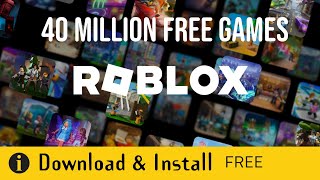 How to download and install Roblox on PC Desktop  Free Games [upl. by Adnhoj]