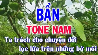 Karaoke Bần Tone Nam Nhạc Sống l Nhật Nguyễn [upl. by Ynahteb700]